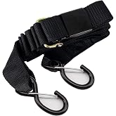 XSTRAP STANDARD 1PK 2" x13' Boat Trailer Transom Straps Adjustable Tie-Down | 1200 LBS Capacity Securely Moving Straps For Boat, Jet Ski and Pontoon, Weather-Resistant Webbing, Anti-Scratch Hooks