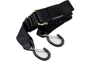 XSTRAP STANDARD 1PK 2''x 13' Gunwale Transom Boat Tie-Down, Marine Boat Trailer Strap with Hooks