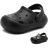 LEDINEY Toddler Classic Clogs Skin-Friendly Comfy Lightweight 丨Boys Girls Slip On Water Shoes