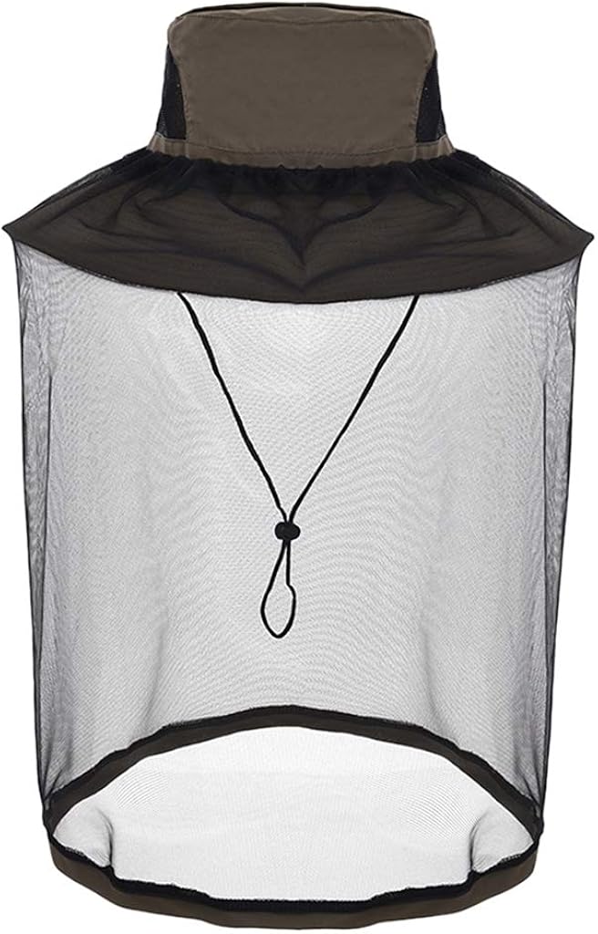 Mosquito Head Net Hat, Safari Hat Sun Hat Bucket Hat with Detachable