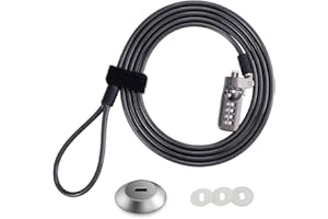 Mingxin Laptop Lock Laptop Security Cable Computer Lock Notebook Combination Security Locks Anti-Theft with Lock Slot for Mac