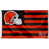Cleveland Browns USA American Nation Stripes 3x5 Grommet Flag