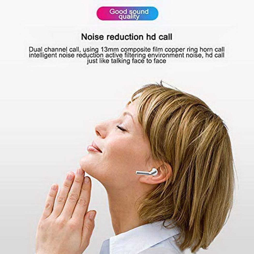 LIOPIO Auriculares inalámbricos Mini Auriculares Bluetooth Auriculares Deportivos con Estuche de Carga Auriculares