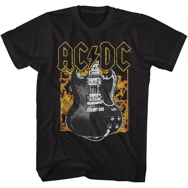 Amazon.com: ACDC Japan Tour '81 Adult Black Short Sleeve T