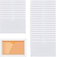 Owl Focus 30pcs Self-Adhesive Business Card Protecror,Waterproof Clear Adhesive Label Pockets,Transparent Label Holder with White Card for Cabinet,Storage Bin,Supermarket,Bookself,Mailbox,Tag,Drawers