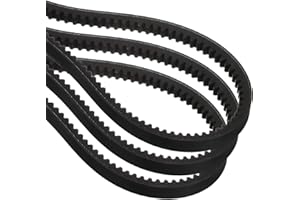 uxcell 3 Pcs AX83 EPDM V-Belt, Raw Edge Cogged Industrial Rubber V Belt 1/2" Width x 83" Inside Circumference