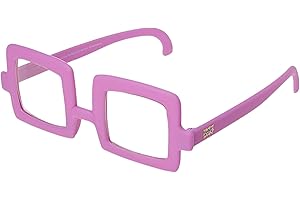 Sun-Staches Rugrats Official Chuckie Glasses, Purple Costume Accessory, One Size Fits Most