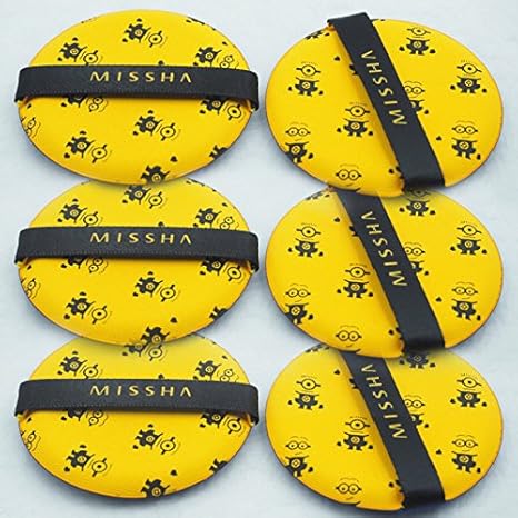 Amazon Co Jp クッションファンデ 替え用パフ6枚セット ミニオンコラボ ミシャ Missha ホビー