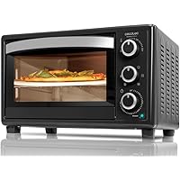 Cecotec Horno Convección de Sobremesa Bake&Toast 570 4Pizza Capacidad de 26 litros. 1500 W.