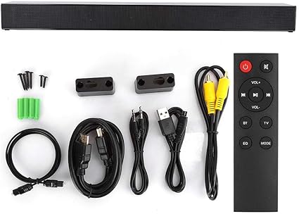 Amazon Bluetoothスピーカー Bluetooth 5 0 スピーカー 40w出力 内蔵スピーカー より便利で高速 40 Wハイパワーファイバーhdmiサウンドバー 6つの効果音自由変更 一般音楽 ポピュラー音楽 ロック音楽 ジャズ クラシック音楽 カントリー音楽 バッテリー付きリモート