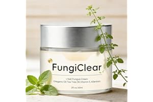 FungiClear Nail and Toenail Care Cream, 2.03fl.oz Nail Fungus Treatment for Toenails,Natural Formula with Strength & Nail Gro