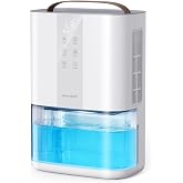 Erizolt Large Dehumidifier, 96OZ, Activated Carbon Filter for Bedroom | 1000 Sq.ft, Auto Shut-off, Auto Defrost, 30dB Quiet &amp; 24H Timer, 3 Fan Speeds, Sleep Mode, Office RV Closet