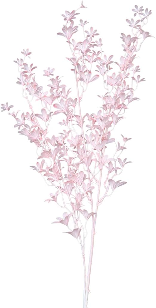 Garneck 2pcs Schone Hauptdekoration Gefalschte Blumen Hochwertige Gartendekoration Kunstliche Blumen Foto Requisiten Gefalschte Pflanzen Hellrosa Amazon De Kuche Haushalt