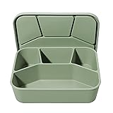 AROCFTIE Silicone Bento Box, 4 Compartment