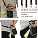 COM4SPORT Dog Treat Pouch with Built-in Waste Bag Dispenser, Adjustable Waist Belt and Over Shoulder Strap, Bonus Free Collapsible Drinking Bowl, Dog Training Clicker and Poop Bags