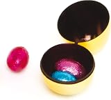 Baker Ross AG315 Golden 2-Part Eggs Party Bags 10 Pack Easter Fillers view 3