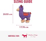 KONG Sherps Llama M Plush Dog Toy Multicolour 1 piece view 3
