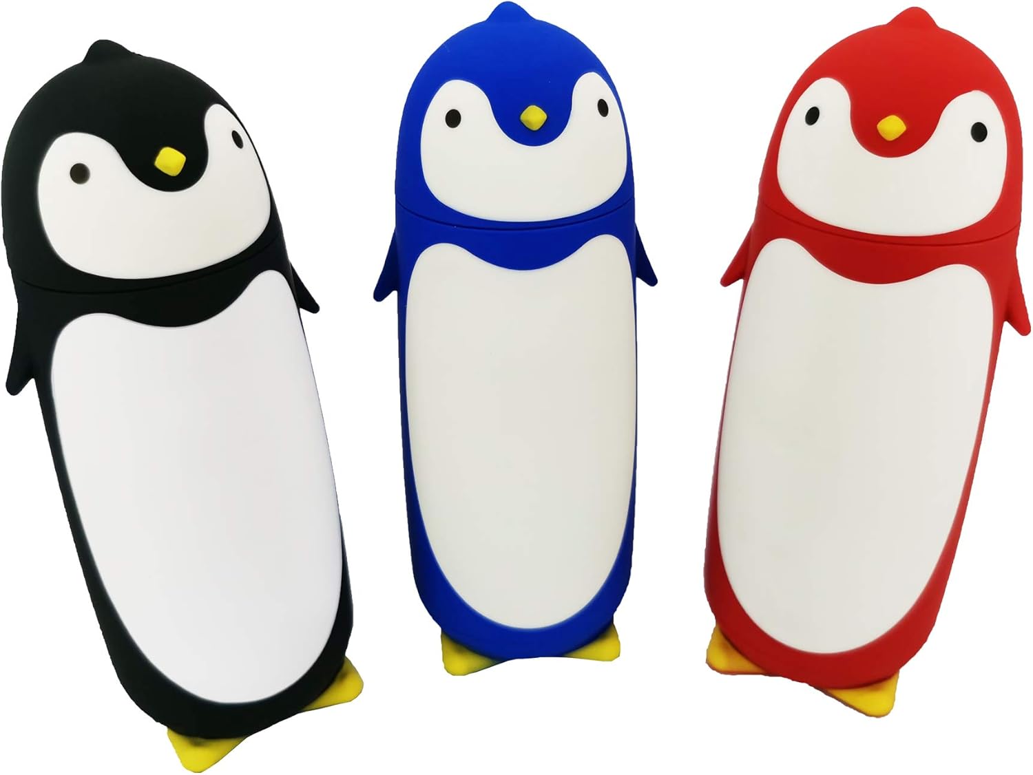 SZWGMY Penguin Stainless Steel Water Bottle Tea Coffee Travel Mug Insulation for Hot & Cold, vacuum flask cup (Black): Kitchen & Dining