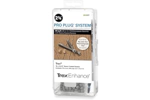 Starborn Pro Plug System for Trex Decking - 20 Square Feet Trex Enhance Clam Shell Epoxy Finish #10 X 2-3/4"