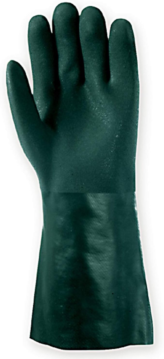Heavy Duty PVC Chemical Gloves, One Size (Wells Lamont 167L) - Work Gloves - 