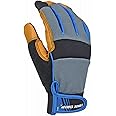 True Grip Winter Hybrid Pigskin General Purpose Work Gloves | 40g Thinsulate Insulation and Touchscreen Compatible
