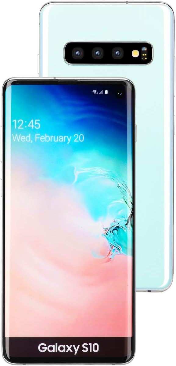 Metal Dummy Fake Phone Model For Samsung Galaxy S10 Non-Working 1:1 Scale Prank Toy Case (S10 Prism White)