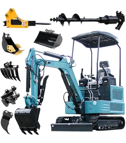 Amazon.com: MACHPRO 4000lb Mini Excavator with Kubota—Diesel