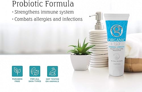 Organic Glide Natural Personal Lubricant, Probiotic Edible Lube. Parabens,  Glycerin, Flavorings Free - for Men Women and Couples. Best for Menopause  and Sensitive Skin in Saudi Arabia | Whizz Lubricants