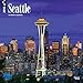 Seattle 2018 12 x 12 Inch Monthly Square Wall Calendar, USA United States of America Washington Pacific West Coast City