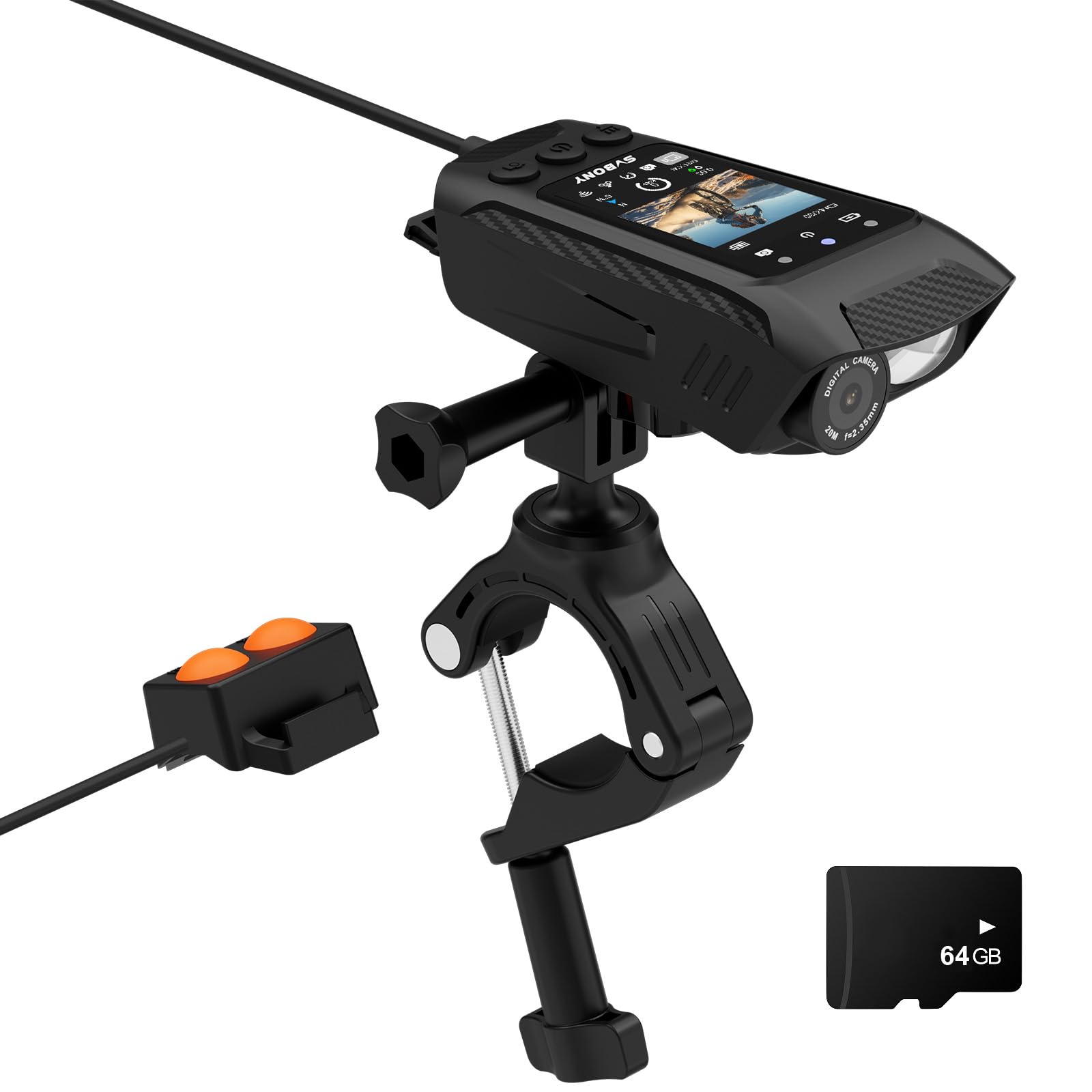 SVBONY Svgo C1 Cycling Camera 4K 30FPS, 20MP WiFi