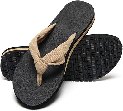 fabric flip flops womens