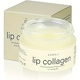 Lip Collagen + Peptide 0.7oz, Collagen Lip Mask with Vitamins E, A -Lip balm to Nourish & Hydrate Lips, Lip Moisturizer for Gentle exfoliating (Coconut)