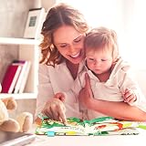 Vicloon Baby Soft Books First Year 3D Animals Crinkle Sensory Quiet Book 0-3 view 6