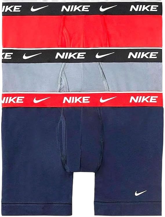 Amazon ナイキ Nike ボクサーパンツ メンズ アンダーウェア 下着 3枚組 ネイビー グレー レッド Usaモデル Ke1107 Xl 並行輸入品 ボクサー 通販