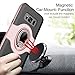 Dairnim Galaxy S8 Plus Case, Ring Stand Dual Layer TPU Bumper Anti-Scratch Shockproof Support Magnetic Car Mount Holder Thin Soft Case for Samsung Galaxy S8 Plus 6.2 Inches, Rose Gold