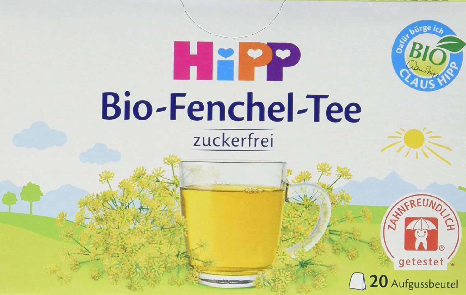 HIPP Organic Fennel Tea for Babies (20 Bags)