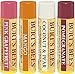 Burt's Bees 100% Natural Moisturizing Lip Balm, Superfruit - Pink Grapefruit, Mango, Coconut & Pear, Pomegranate - 4 Tubes