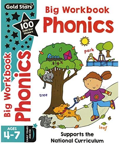 Gold Stars Big Workbook Phonics Ages 4-7 Early Years and KS1: Supports the National Curriculum (Bumper)