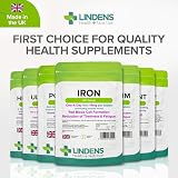 Lindens Iron 14mg Vegan Tablets - 120 UK Made - Boost Energy & Reduce Fatigue view 7