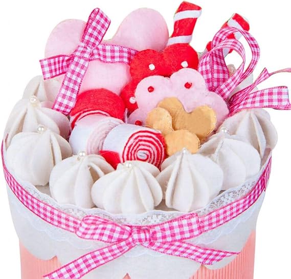 Amazon Co Jp Plus Nao プラスナオ 手作りキット ケーキ型小物入れ作成キット Diy 手芸キット 素材セット ハンドクラフト ハンドメイド フェルト フエル D ホビー