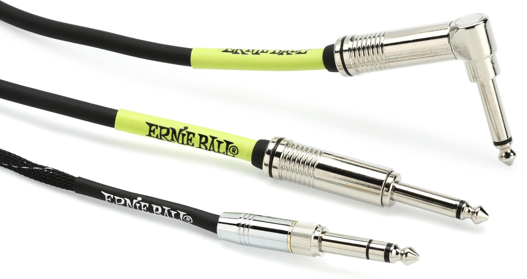 Ernie Ball 18ft Instrument and Headphone Combination Cable