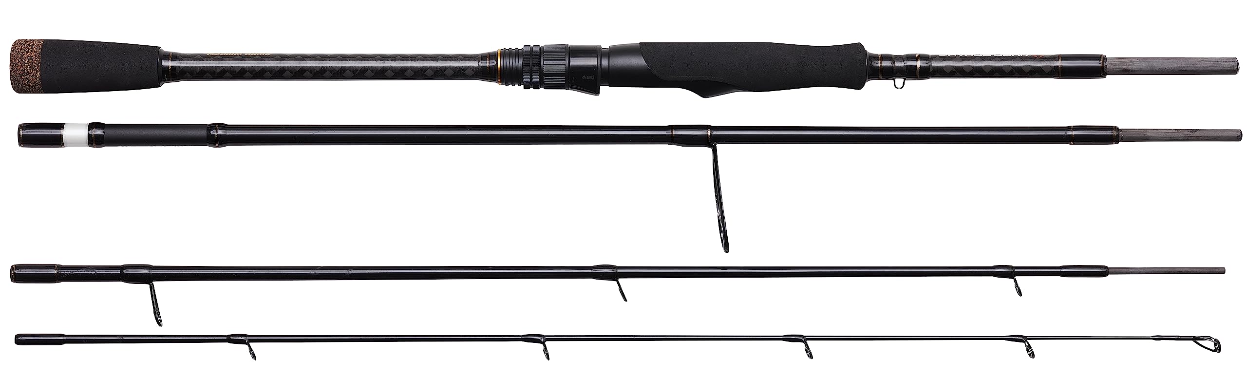 Savage Gear SG2 Medium Game Travel Rod, Fishing Rods, Spinning Rods, Predator, Pike, Perch, Trout, Zander, Unisex, Black, 2.69m | 15-45g