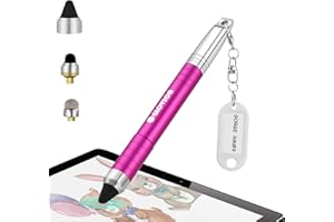 GLOVION Stylus Pen for iPhone, Universal Capacitive Stylist Pens for Touch Screens with Magnetic Cap, Kids Stylus Pens Pencil for Ipad iPhone Mini Pro Air Chromebook Kindle Samsung - Pink