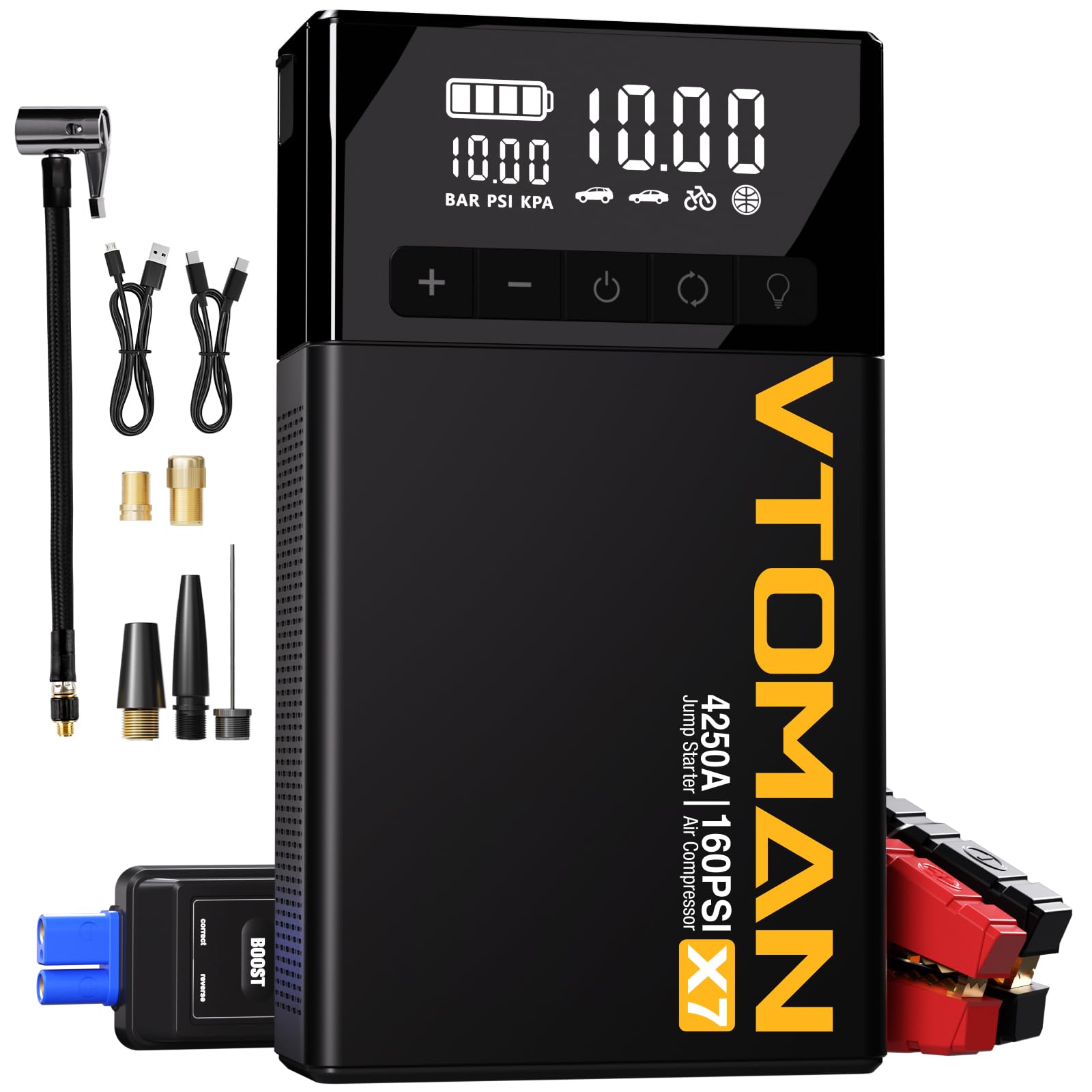 VTOMAN X7 Jump Starter with Air