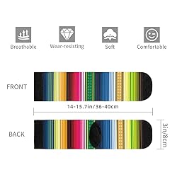 LUMANSITTER Mexican Blanket Serape Stripe Pattern
