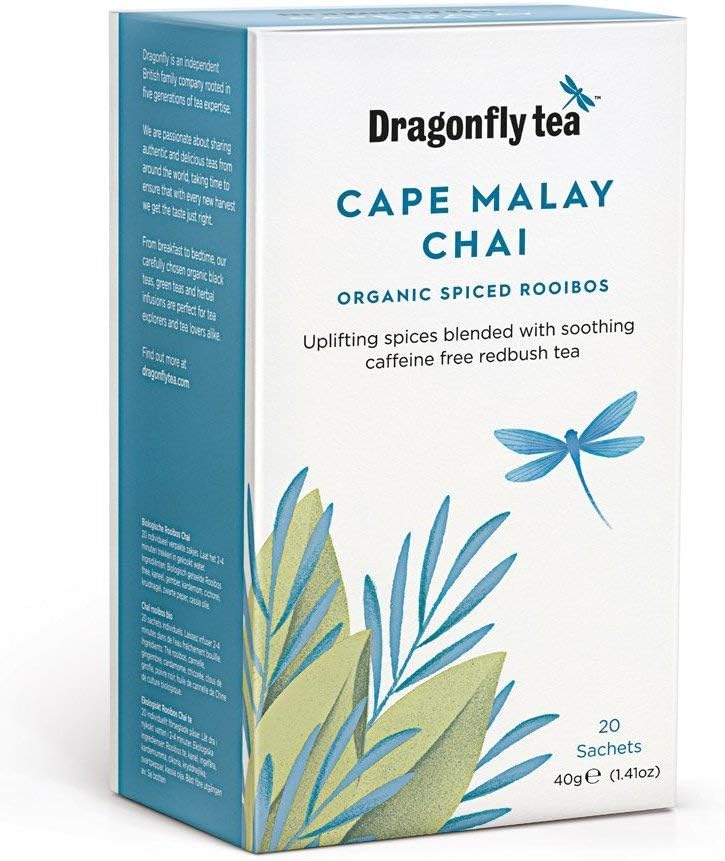 Dragonfly Organic Cape Malay Rooibos Chai 20 Teabags