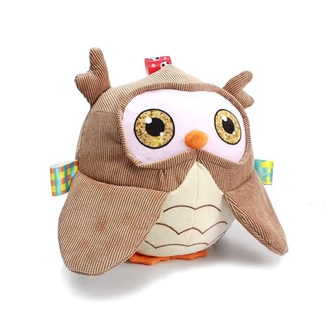 Isuper Sonajero Pelota de Búho,Juguete Pelota de Tela de Bebé ...