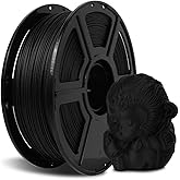 FLASHFORGE Carbon Fiber PLA Filament 1.75mm, Carbon Fiber Reinforced PLA 3D Printer Filament, 1KG Spool Dimensional Accuracy +/- 0.02mm, High Strength & High Abrasion-Resistance (PLA-CF Black)