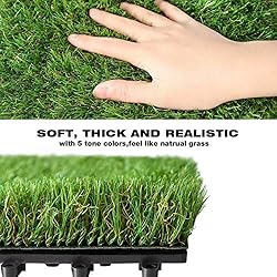 XLX TURF Artificial Grass Tiles Interlocking Turf