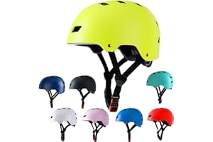 Bike Helmet 3 Sizes for Teenager Kids Youth Adults,Bavilk Skateboard Helmet Adjustable Multi-Sport Bicycle Cycling Scooter Roller Skate Inline Skating Rollerblading Girls Boys Women Men Teen Helmet